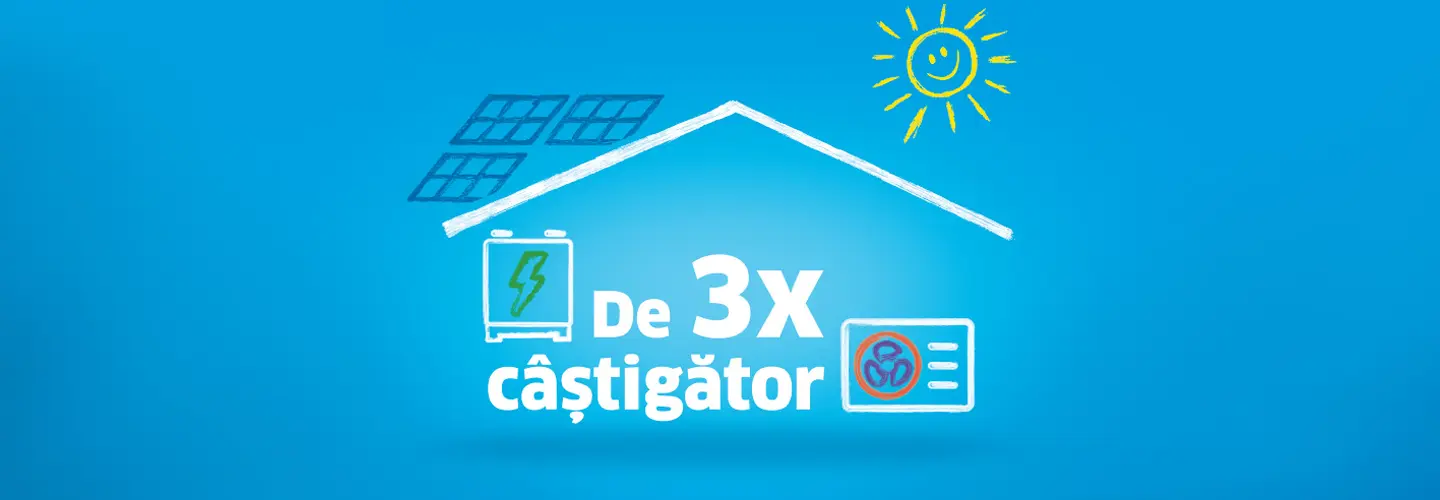 Câștigă de 3X cu pachetele Thermo Hybrid cu pompă de căldură!