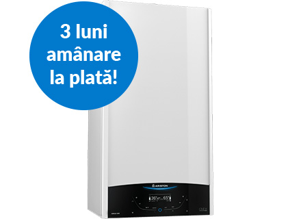 Ariston Genus One+Putere: 24 kW sau 30 kW 	 		Garanție 5 ani